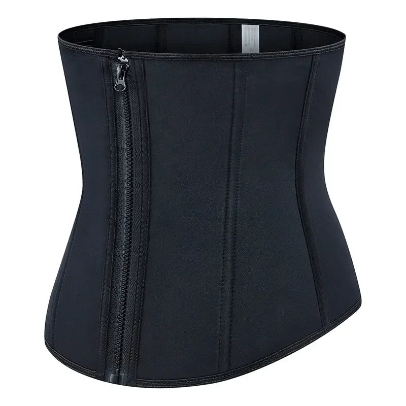 Sauna Sweat Belt Weight Loss Neoprene Waist Trainer Body Shaper Corset Slimming Belly Sheath Women Tummy Trimmer Cincher Sports